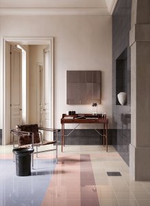 Capricci, il colore della memoria reinterpretato in chiave contemporanea Faetano_Capricci_Rosa_Nudo_Rosso_Amaranto_Fiordaliso_Cipria_Carbone_Living_02 - Ceramica del Conca