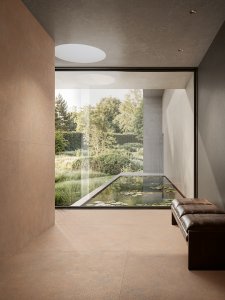 ICONIC, un sistema coordinato di materie e strutture differenti Del_Conca_Iconic_Picante_Fusion_Living_01 - Ceramica del Conca