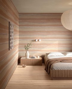 Elle Decor s'inspire d'Alda Merini et célèbre l'effet bois Del_Conca_Native_Frassino_Bioterre_Stratum_Argilla_Bedroom_02 - Ceramica del Conca