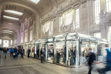 Del Conca and Giugiaro Architettura in the Milan Central Station GALELRIA%20DELLE%20CARROZZE.JPG%20(7) - Ceramica del Conca