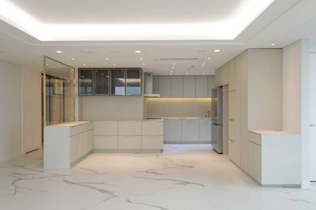 Das Design von Calacatta kleidet ein Penthouse in Seoul von Grund auf ein chinyoungkorea_official%20(5) - Ceramica del Conca