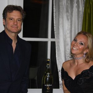 Del Conca tile in the prestigious cellar La Scolca® colin-firth-copertina-celebrita-lscolca - Ceramica del Conca