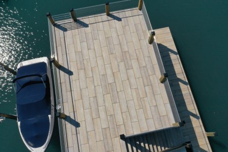 The pier on the lake with Dolomiti lake%20norman%20(5) - Ceramica del Conca