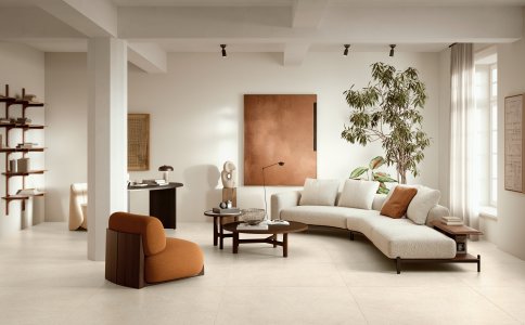 Sensoria celebra la bellezza delle superfici in gres effetto pietra Del%20Conca_Sensoria_01%20living_Anteprima%2005 - Ceramica del Conca
