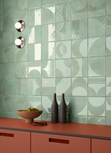Manufatti, de petits carreaux brillants et mats inspirés des faïences faites à la main Faetano_Manufatti_Forme_Cucina_01 - Ceramica del Conca
