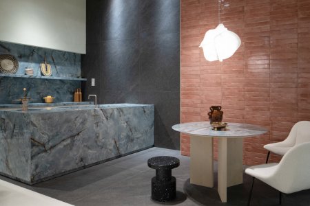 Del Conca, a Cersaie 2022, celebra la tradizione marmorea con Premiere DSC08561_DEF_1_WEB - Ceramica del Conca