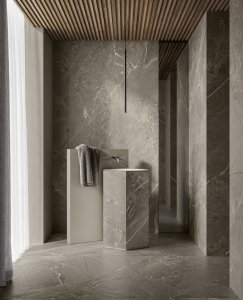 Il 22 maggio 2026 la proclamazione del Premio Compasso d'Oro 2026 Del_Conca_Marble_Edition_Fior_di_Bosco_Bagno_02 - Ceramica del Conca