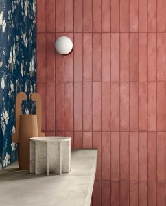 La couleur Viva Magenta Pantone de l'année 2023 Faetano_Progetto%201962_02%20Bagno_Particolare%20A_Definitivo - Ceramica del Conca