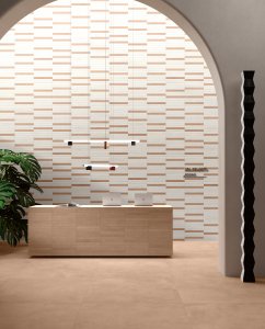 Del Conca Timeline: L'Eleganza del Cemento Incontra l'Innovazione del Design Del%20Conca_Timeline_HTL_16_Coral_Reception_01 - Ceramica del Conca