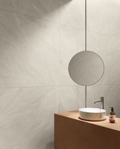 Gres porcellanato Grandi Formati Del_Conca_Nesting_White_Timeline_Canyon_Bathroom_03 - Ceramica del Conca