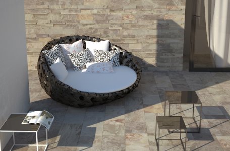 Porcelain Stoneware Large sizes HNT_04 - Ceramica del Conca