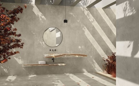 Porcelain Stoneware Medium sizes HTL_Colore_Beige_01 - Ceramica del Conca