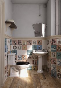 Ceramica: idee per la stanza da bagno FELIX_06 - Ceramica del Conca