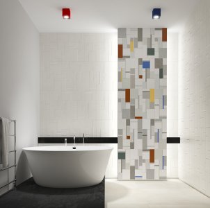 Ceramica: idee per la stanza da bagno MN_02 - Ceramica del Conca