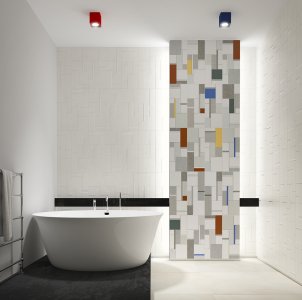 Ceramica: idee per la stanza da bagno MN_02 - Ceramica del Conca