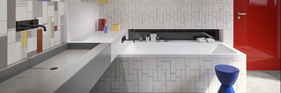 Ceramica: idee per la stanza da bagno Top - Ceramica del Conca