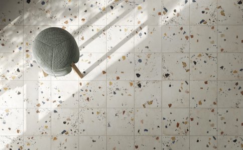 Sfumature di bianco nei pavimenti e rivestimenti Del Conca e Faetano Faetano_Progetto_1962_14_Origini - Ceramica del Conca