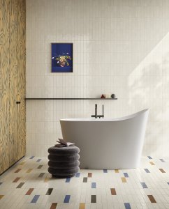 The geometric shapes of the Bauhaus for Terre Garzate 01 - Ceramica del Conca