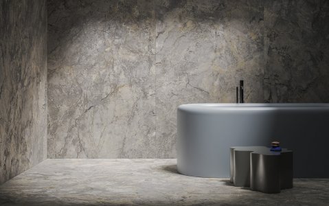 Gres porcellanato Piccoli Formati marble_edition_invisible_grey_03 - Ceramica del Conca