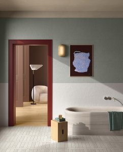 Grès Cérame Petits Formats del-conca_bioterre_calce_amla_bathroom_01 - Ceramica del Conca