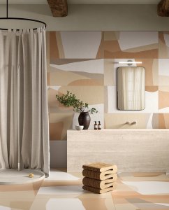 Grès Cérame Petits Formats del-conca_bioterre_shapes_argilla_bedroom_01 - Ceramica del Conca