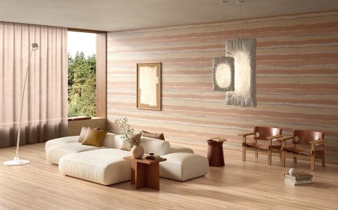 Grès Cérame Petits Formats del-conca_bioterre_stratum_argilla_living_02 - Ceramica del Conca