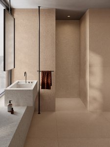 Gres porcellanato Iconic del_conca_iconic_cashmere_matter_mineral_chalk_mineral_bagno_02 - Ceramica del Conca