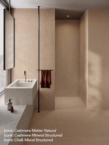 Feinsteinzeug Mittlere Formate del_conca_iconic_cashmere_matter_mineral_chalk_mineral_bagno_02_a - Ceramica del Conca
