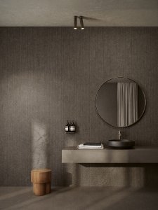 Gres porcellanato Iconic del_conca_iconic_chocolate_matter_mineral_royal_bagno_02 - Ceramica del Conca
