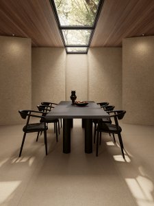 Gres porcellanato Iconic del_conca_iconic_ecru_matter_mineral_chocolate_matter_living_01 - Ceramica del Conca