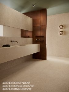 Feinsteinzeug Mittlere Formate del_conca_iconic_ecru_matter_mineral_royal_bagno_01_a - Ceramica del Conca