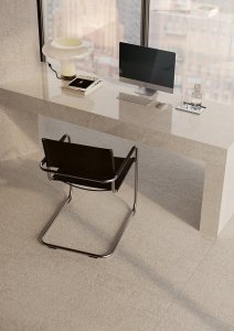 Gres porcellanato Marble Boutique del_conca_marble_boutique_botticino_light_ufficio_partic_02 - Ceramica del Conca