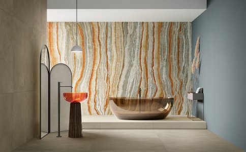 Gres porcellanato Marble Boutique del_conca_marble_boutique_onice_fantastico_bagno - Ceramica del Conca