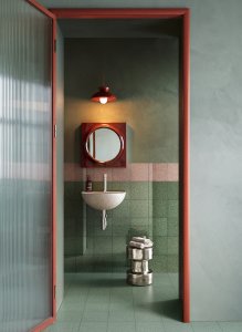 Gres porcellanato Capricci faetano_capricci_borgogna_mentolo_bagno_01 - Ceramica Faetano