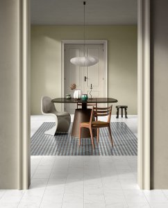 Gres porcellanato Dimore faetano_dimore_dimora_floriana_statuario_dining_01 - Ceramica Faetano