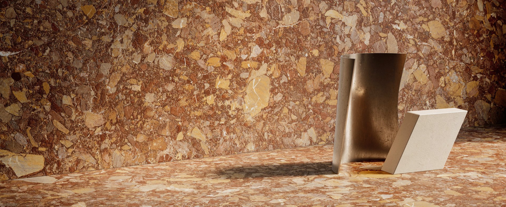 Del Conca punta sulla bellezza sensoriale di superfici tridimensionali  - Ceramica del Conca