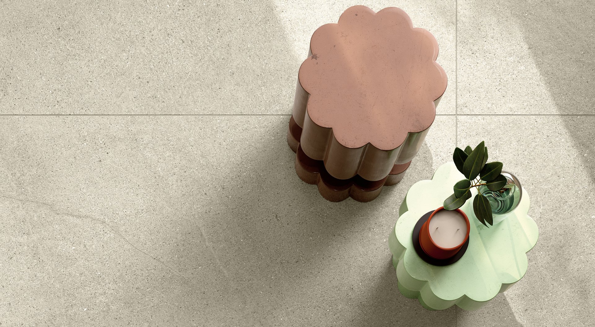 Sensoria, un impatto vegetale veste pavimenti e rivestimenti  - Ceramica del Conca