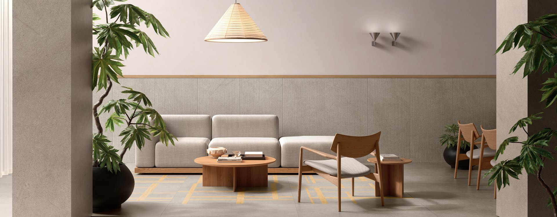 Sensoria celebra la bellezza delle superfici in gres effetto pietra  - Ceramica del Conca