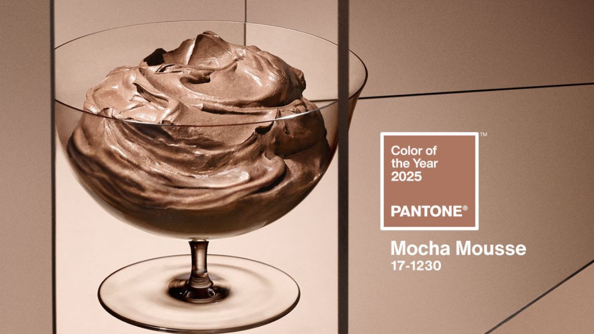 Mocha Mousse Pantone 2025, una tonalità che trasmette calore anche nei pavimenti  - Ceramica del Conca