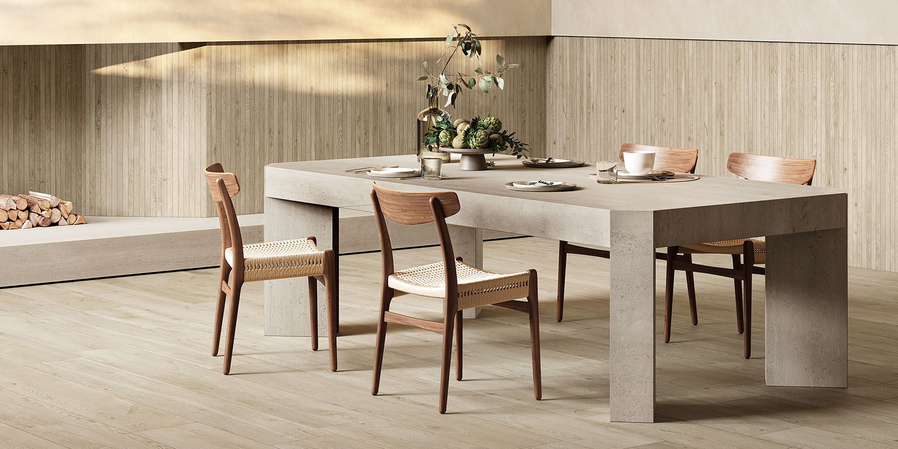 Porcelain Stoneware Nabi Del%20Conca_Nabi_04_Dining_Taupe_Top_1920x960 - Ceramica del Conca