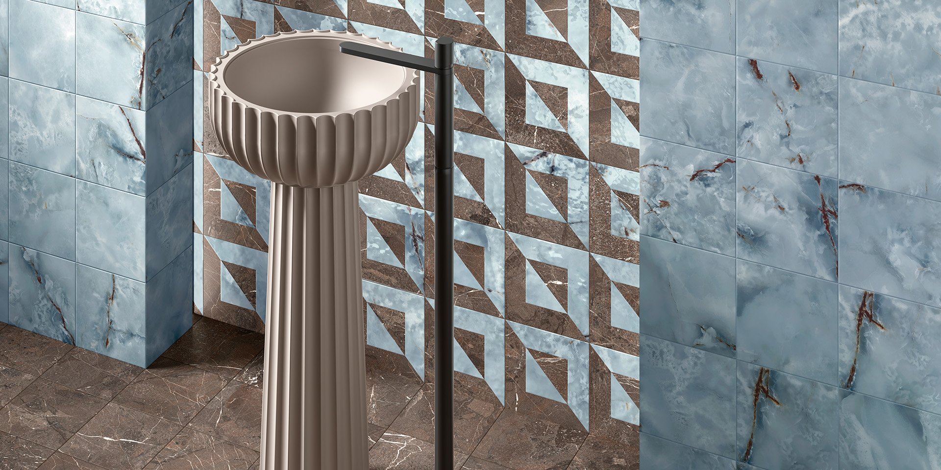 Dimore di Faetano, una tavolozza di colori lucidi e mat  - Ceramica del Conca