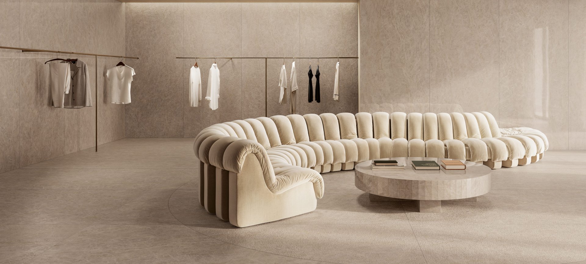 Marble Boutique: L'Eleganza del Marmo Incontra l'Innovazione delle Finiture  - Ceramica del Conca