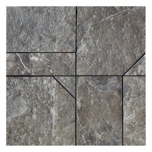 Porcelain Stoneware Breccia Grey G3SE05MO - Ceramica del Conca