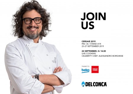 LIVE COOKING CON ALESSANDRO BORGHESE BY BEKO Del%20Conca%20invito%20Cersaie%202019_Borghese - Ceramica del Conca