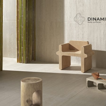 Porcelain Stoneware Marble Edition Dinamika_Stone_Edition_Travertino_Pred_1600x1200_Logo - Ceramica del Conca