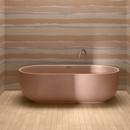 Porcelain Stoneware Manufatti del-conca_bioterre_stratum_argilla_manufatti_soia_brick_bagno_pred - Ceramica Faetano