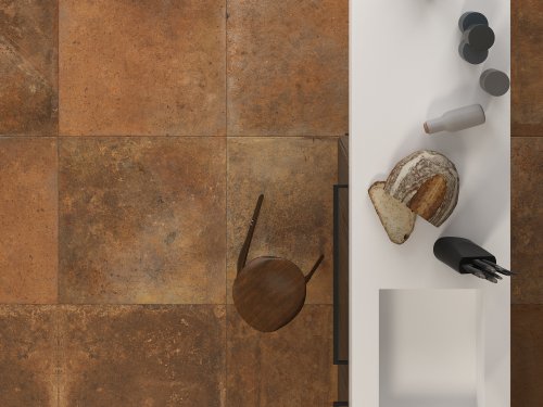 Porcelain Stoneware Cotto Pred - Ceramica del Conca