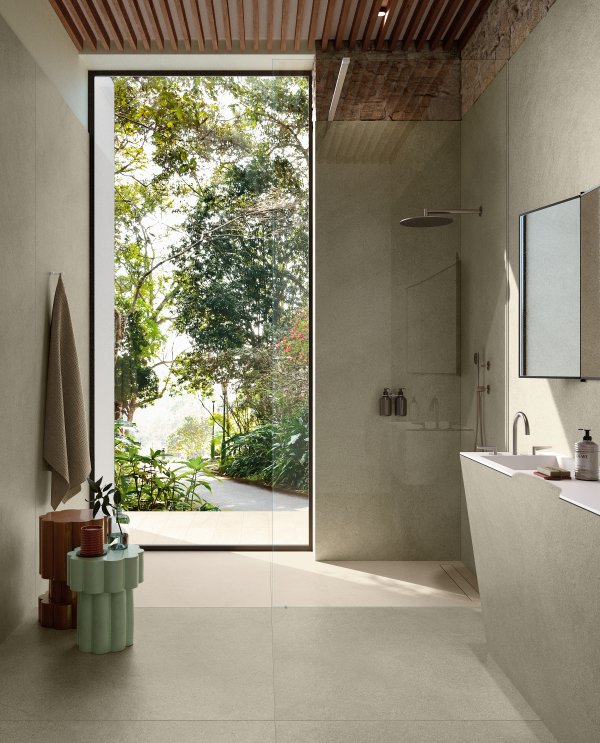 Sensoria, un impatto vegetale veste pavimenti e rivestimenti Del%20Conca_Sensoria_05%20Bagno%20pagina11 - Ceramica del Conca