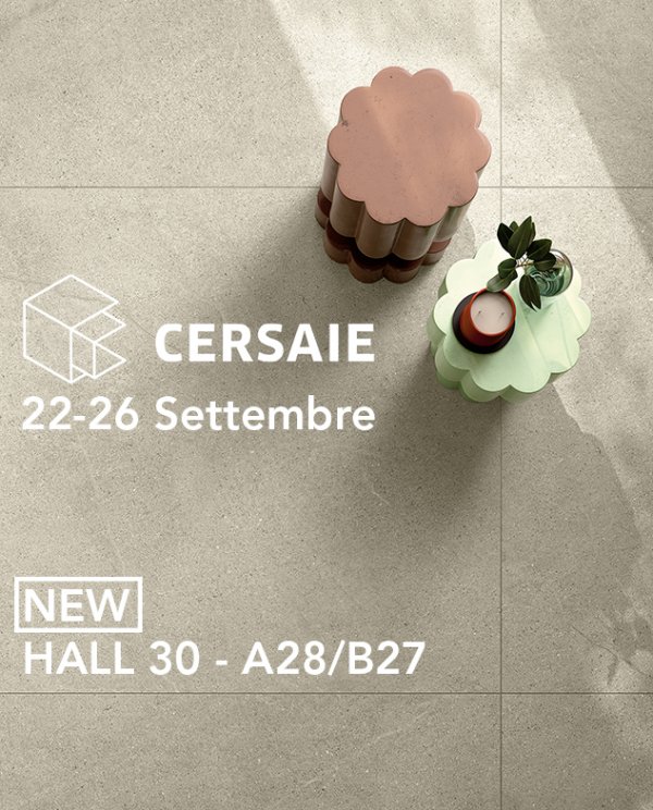 Nuovo padiglione per Del Conca e Faetano a Cersaie 2025 Del%20Conca_Sensoria - Ceramica del Conca